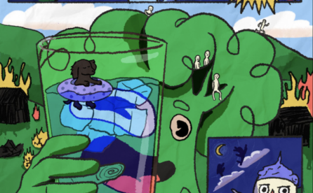 Portada del disco Los Vasos de Los Fibos.